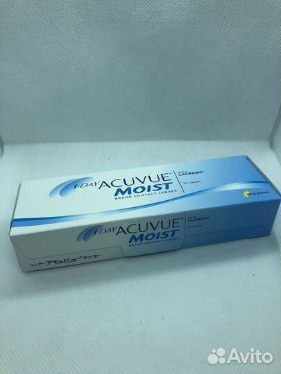 Линзы контактные 1-Day Acuvue Moist 30 шт