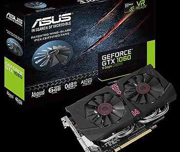 Видеокарта asus GeForce GTX 1060 6Gb (A6G-9gbps)