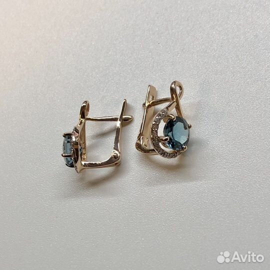 Золотые серьги 585 пробы