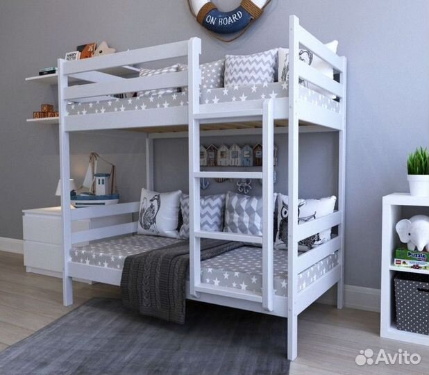 Двухярусная кровать детская