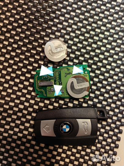 Аккумулятор VL2020 105 градусов для ключа BMW