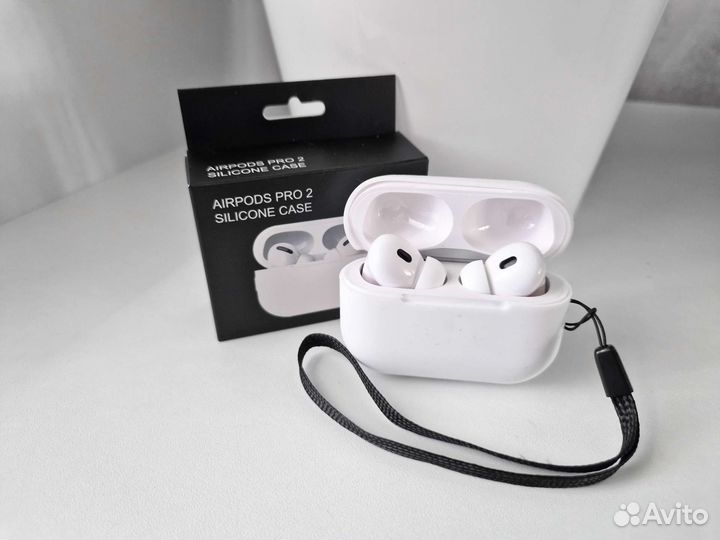 Чехол для наушников AirPods PRO 2 с карабином