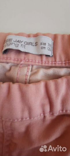 Джинсы для девочки 128