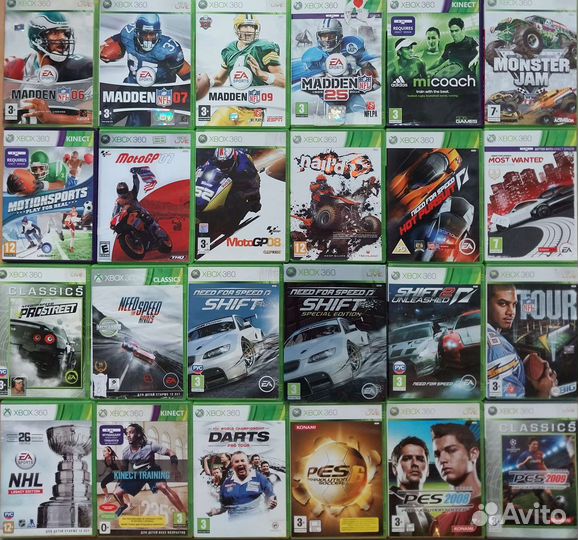 Xbox 360 спорт гонки танцы кинект игры иксбокс 360