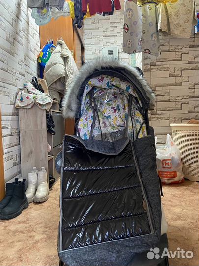 Детские санки коляска бу