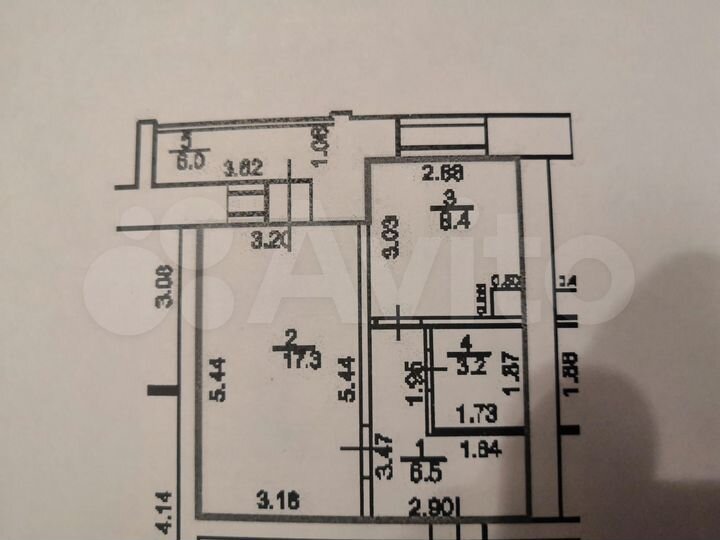 1-к. квартира, 35,4 м², 6/9 эт.