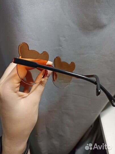 Очки мишки и кошка детские солнцезащитные