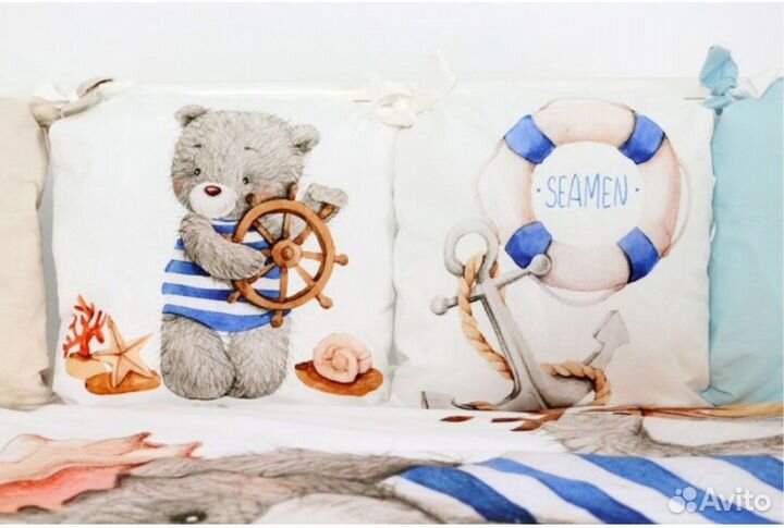 Бортики в кроватку