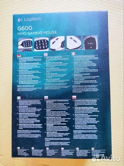 Проводная MMO мышь Logitech G600