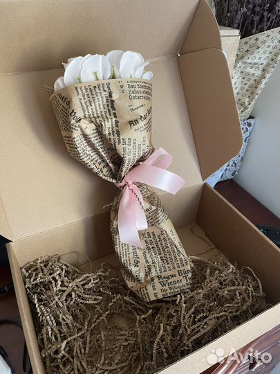 Мыльные розы (букет 7шт)