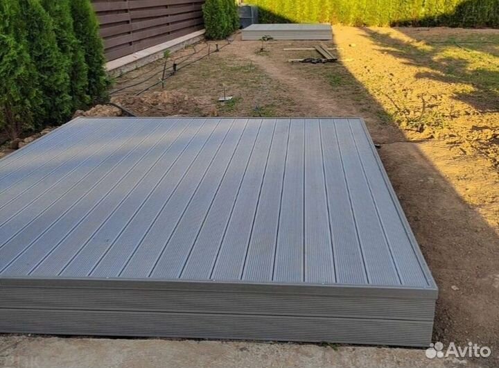 Террасная доска дпк брашированный вельвет