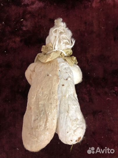 Ватная елочная игрушка Клоун СССР