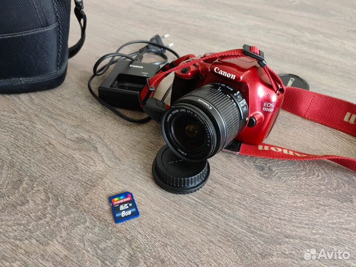 Зеркальный фотоаппарат canon eos 1100d