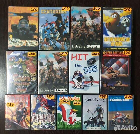 Картриджи с играми для sega