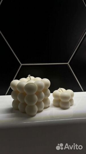 Свечи ручной работы из соевого воска