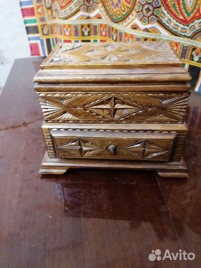 Шкатулка деревянная СССР