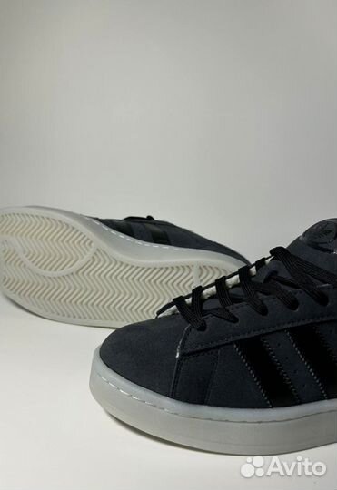 Кроссовки Adidas Campus Grey с мехом