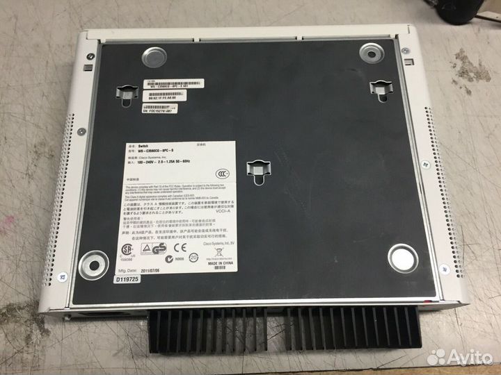 Коммутатор Cisco WS-C3560CG-8PC-S HE Китай/3шт/Б/У