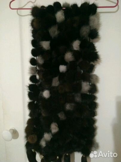 Палантин норковый