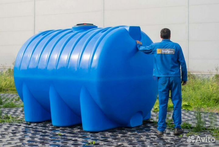 Емкость пластиковая для воды кас жку 10куб