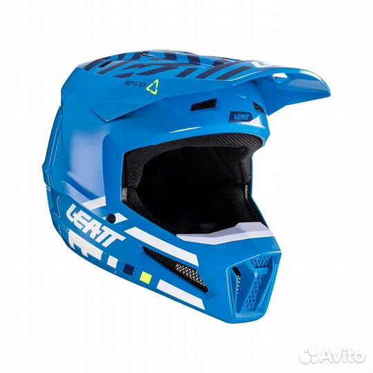 Кроссовый шлем leatt moto 2.5 helmet cyan