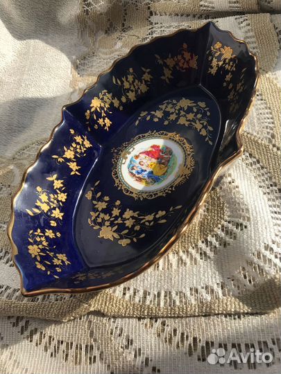 Фарфоровая ваза, кобальт