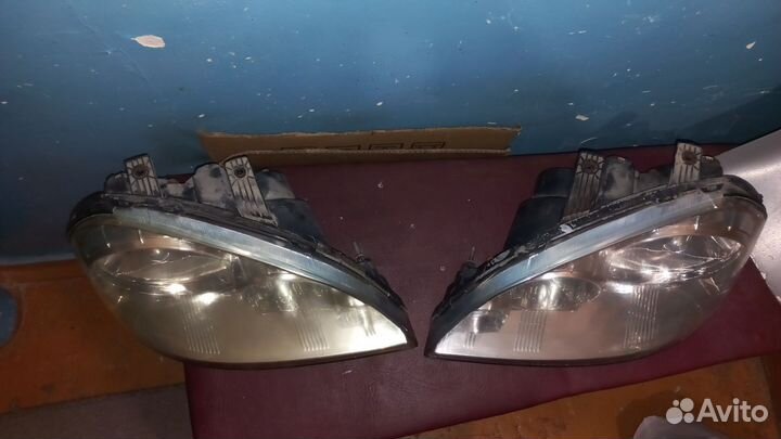 Авто свет переднии фары шевроле лачети