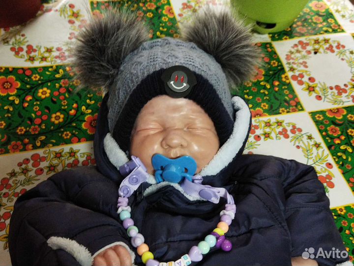 Кукла реборн винил мальчик