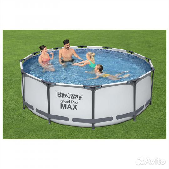 Бассейн каркасный 366х100см,фильтр-насос,56260