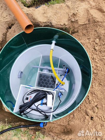Септик Малахит установка