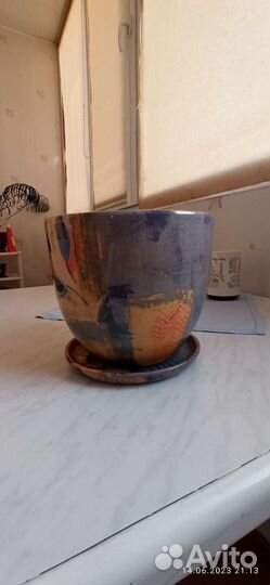 Горшок для цветов бу