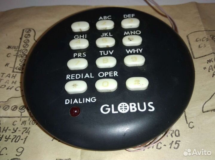 Кнопочный номеронабиратель Globus