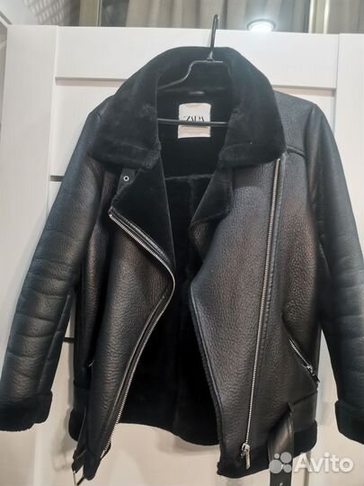 Дубленка zara оригинал