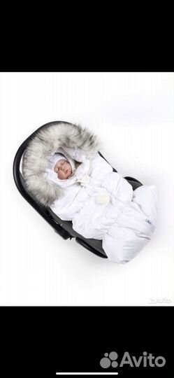 Конверт на выписку для девочки зима