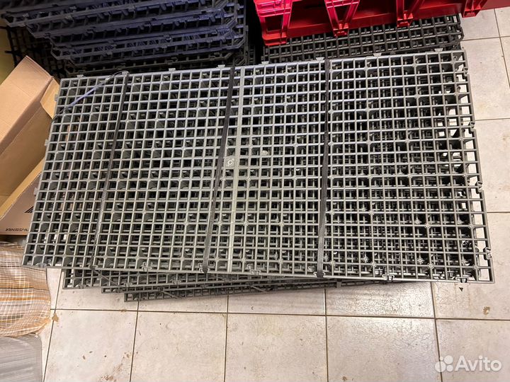 Решетчатые полы Голубей Куры Утки Индюки 10см