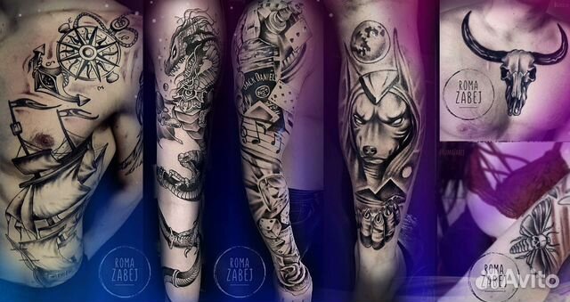 Тату мастер, перекрытие, коррекция татуировок