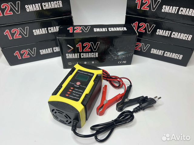 Новое автомобильное зарядное устройство 12V 6A акб