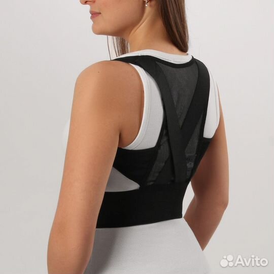 Массажёр-фиксатор для осанки, на липучках, размер
