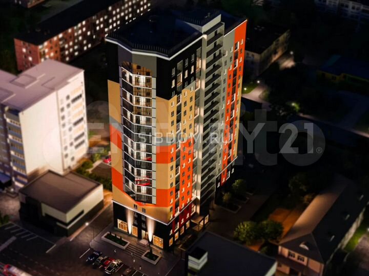 2-к. квартира, 41,7 м², 5/22 эт.