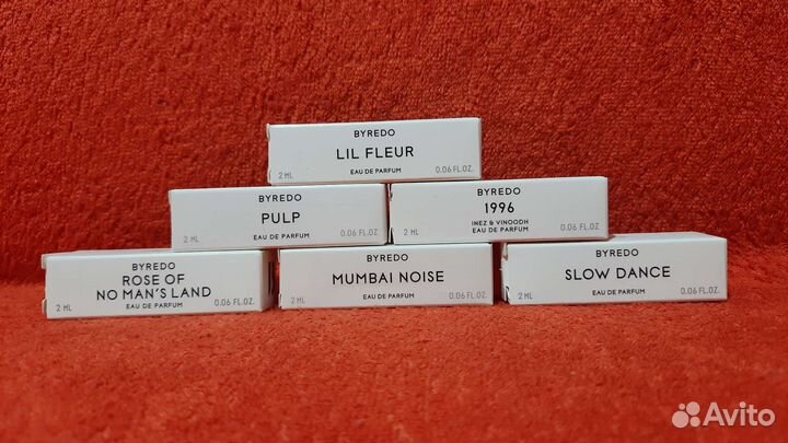 Пробники Byredo,Vilhelm Parfumerie,K by Kilian,Ro