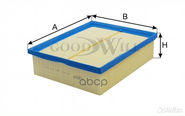 Фильтр воздушный GoodWill AG 213 Корея, Республ