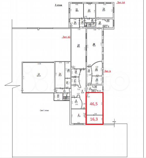 Офис от 52.4 м²