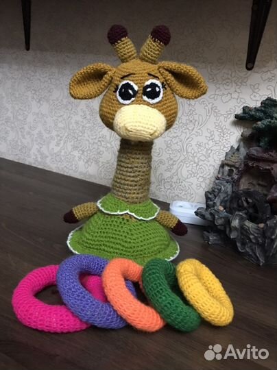 Пирамидка-мягкая игрушка