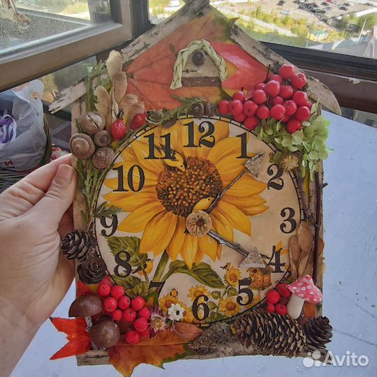 Осенняя поделка в садик из природных материалов