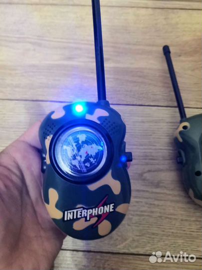 Игрушечные рации (2шт) на батарей