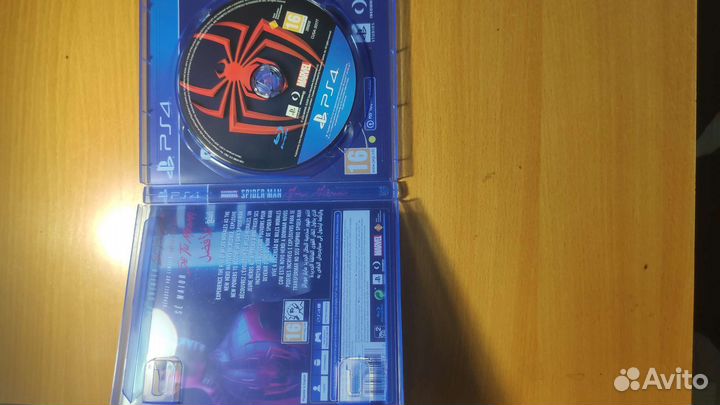 Диски на ps4 человек паук Майлз Моралес
