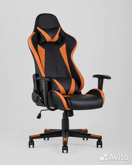 Кресло игровое TopChairs Gallardo оранжевое