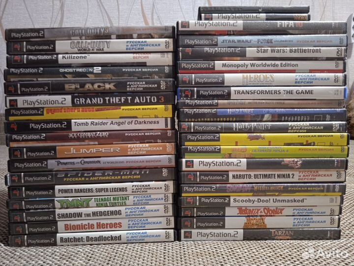 Sony playstation 2 Slim + диски ps2 и 1