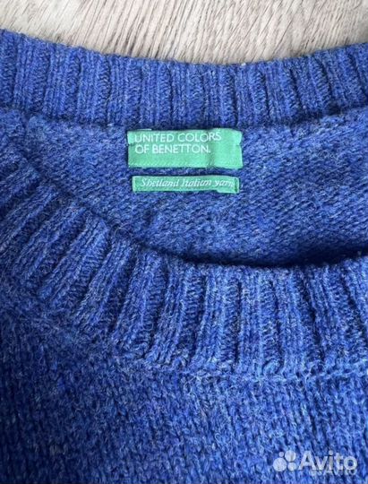 Свитер benetton шерсть
