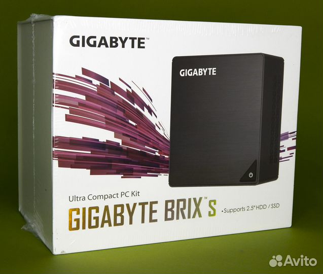 Intel NUC Gigabyte 4105 mini PC M.2 SSD и HDD 2.5